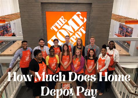 The average The Home Depot salary ranges from approximately $30,338 per year (estimate) for a Cashier Associate to $385,825 per year (estimate) for a Senior Vice President. The average The Home Depot hourly pay ranges from approximately $14 per hour (estimate) for a Çashier to $163 per hour (estimate) for a Corporate Vice President. …